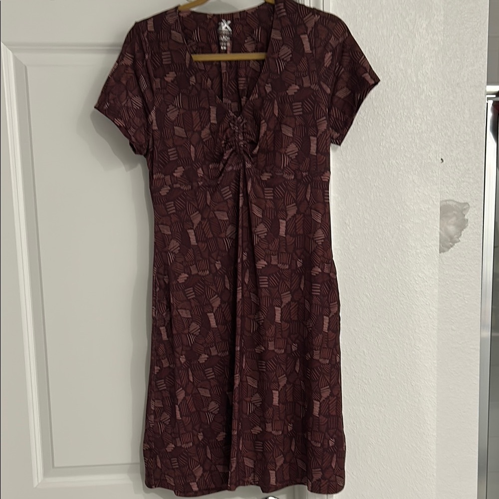 ZeroXposur Red Flutter Sleeve V-Neck Sundress